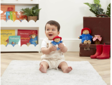 Rainbow Plyšové chrastítko Paddington modré