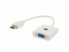SAVIO ADAPTÉR HDMI (M) – VGA (F) BÍLÝ CL-201