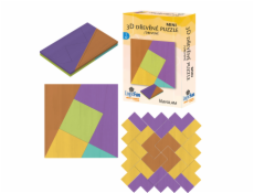 Hlavolam - Mini 3D dřevěné puzzle více druhů