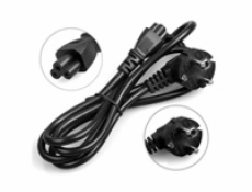 WG - Kabel napájecí WG Mickey Mouse / CEE 7/7 to IEC C5 / 1,5m / black