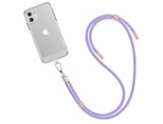 WG - Crossbody lace strap/transparent/violet