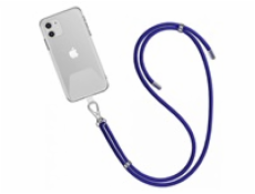 WG - Crossbody lace strap / transparent / blue