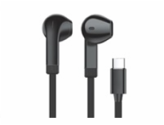 WG - Sluchátka s konektorem Type-C, Vortex Vibe, drátové, black