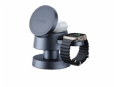 WG - Bezdrátová nabíječka 4v1 Mush8oom, lampička, šedá