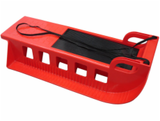 Dětské sáňky Kamzík plastové - červený