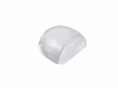 Zarážka dveří Haushalt, 2,1 cm x 3,8 cm, gumová, průhledná