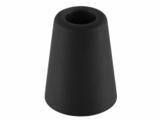 Zarážka dveří Haushalt, 6 cm, O 4,8 cm, gumová, černá