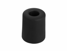 Zarážka dveří Haushalt 3,5 cm, O 3 cm, gumová, černá