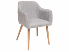 Křeslo Atmosphera, šedé, 60 cm x 57 cm x 83,5 cm