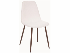 Jídelní židle Atmosphera Roka, hnědá/bílá, 51x44x85cm