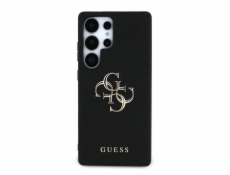Guess Pouzdro Grained Big 4G Logo Small Classic Logo pro Samsung Galaxy S25 Ultra černé