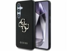 Guess Pouzdro Grained Big 4G Logo Small Classic Logo pro Samsung Galaxy S25 černé