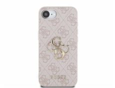Guess Kryt 4G Big Logo pro iPhone 16e růžový