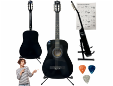 V-Tone BCG BK klasická kytara 4/4 sada 3x trsátko akordů