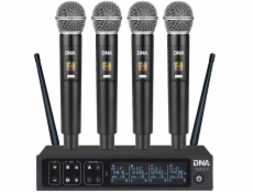 XXXXX_BITMAT Bezdrátový mikrofon DNA QMIC4 s 4 vysílači