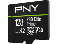 PNY Paměťová karta Elite Prime 128GB microSDXC + SD adaptér + USB-A čtečka