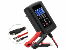 Qoltec Automatická nabíječka baterií AGM GEL STD 6V/12V | 2A | Usměrňovač s funkcí opravy a LED displejem