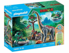 Playmobil Sada figurek dinosaurů 71819 Brachiosaurus s vznášedlem