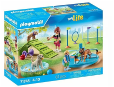 Playmobil Sada figurek psů na hřišti My Life 71745