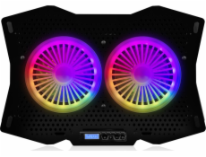 Chladicí podložka pod notebook CF18 RGB SILENT FAN černá