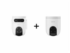 Ezviz H8c 4G 2K Kamera IP do monitoringu + Ezviz H9C WiFi Obrotowa 2K 2w1 (3MP+3MP)