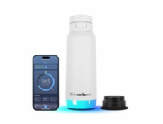 HidrateSpark PRO 2 chytrá lahev s brčkem, 950 ml, bílá