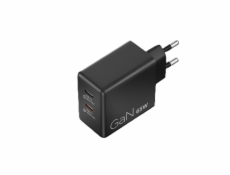 Lenovo Dual USB-C 65W GaN Charger - duální nabíječka 2x USB-C, 45W + 18W, černá