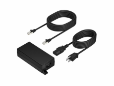 Poly PoE++ 65W 2.5G Adapter with 3.66m CAT6A kabel a napájecí adaptér