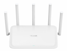 HiLook Powered by HIKVISION/ Wi-Fi 6 router WR-AX18(O-STD)/EU/ IEEE 802.11a/n/ac/ax/ 1800Mbps/ 3x LAN/ 1x WAN/ bílý