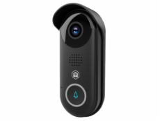 NEDIS Wi-Fi chytrý dveřní videotelefon/ 1920x1080/ 2Mpix/ IP54/ transformátor/ snímač pohybu/ noční vidění/ Onvif/ černý