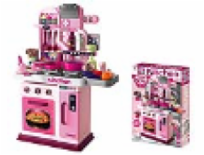 Kuchyňka růžová s příslušenstvím