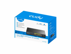 AP kontroler 2v1 SMB router/AP kontroler 2v1 SMB router/AP kontroler, 1 gigabitový ethernet + 4 gigabitové PoE+ PSE Por + 1 US