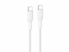 Belkin Kabel USB-C/USB-C 240W 2 m opletený, bílý CAB025hq2MWH