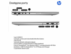 HP EliteBook 6 G1i Ultra 7 265U 16.0 WUXGA IPS 300nits AG 24GB DDR5 5600 SSD512 Arc Cam 5Mpx 56Wh W11Pro Pike silver aluminium 3Y OnSite