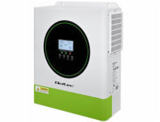 Qoltec Hybridní solární invertor bez napájení 3500 W | 100A | 24V | MPPT | Systém správy budov | Možnost Wi-Fi | Sinus | Účiník 1,0