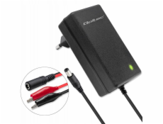 Qoltec Automatická nabíječka baterií AGM GEL STD 6V 12V | 1,5A | Usměrňovač s LED indikátorem