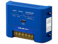 Qoltec MPPT 15A solární regulátor nabíjení pro napájení DC přijímačů a nabíjení 12V/24V | AGM | GEL | LiFePO4 baterií