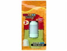 MGA Piasek kinetyczny Wonder Factory Never Dry Sand Bag, czrwony, limonkowy, zielony