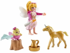 Playmobil Princezna Magie 71844 Zlaté hříbě s figurkou víly