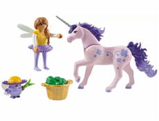 Playmobil Princezna Magie 71843 Sběratelská sada jednorožců Šťastný levandulový s figurkou víly