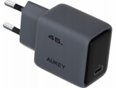 AUKEY PA-C2 nástěnná nabíječka 1xUSB-C PD 45W 4A QC4+ PD3.0 AFC PPS FCP SCP SSCP