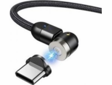 Kábel Maclean USB-A - USB-C 2 m čierny (MCE475)