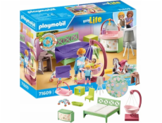 Playmobil My Life 71609 Ložnice s dětským herním koutem Figurková sada