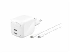 Belkin Duální nabíječka s USB-C 67W PD PPS + 2m kabel WCH020kq2MWH-B6