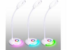 Solight WO44 Stolní lampička LED 5W, 4000K, dotykové, bílá