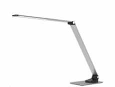 Solight LED stolní lampička stmívatelná, 11W,  změna chromatičnosti, broušený hliník, stříbrná - WO51-S