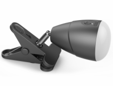 IMMAX LED lampička KLIP/ 5W/ 140lm/ 4000K/ DC 3,7V/ 5V/ IP20/ USB/ černá