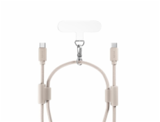 Epico šňůrka na telefon s USB-C na USB-C kabelem