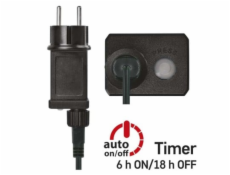 LED světelný řetěz – svítící trsy, nano, 5,2 m, vnitřní, teplá bílá, časovač