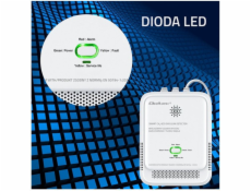 Qoltec Czujnik wycieku gazu i tlenku węgla | alarm 85dB | LED